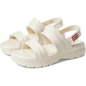 Hunter Bloom Algae Foam Sandal Womens Size 10 White Free People Exclusive